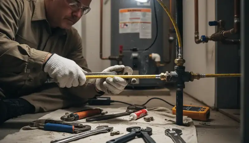 Gas Line Repair services in Angier, 27501.