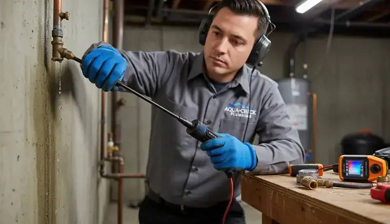 Leak Detection services in Angier, 27501.