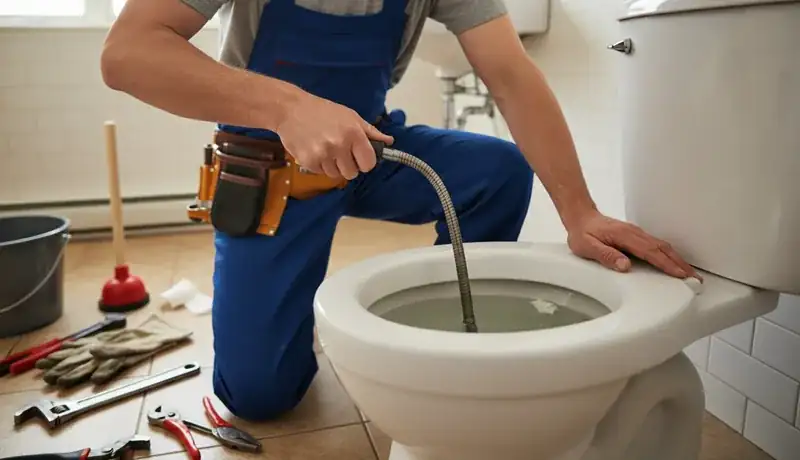 Clogged Toilet Repair services in Apex, 27502.