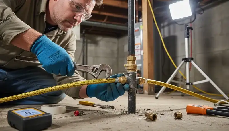 Gas Line Repair services in Apex, 27502.