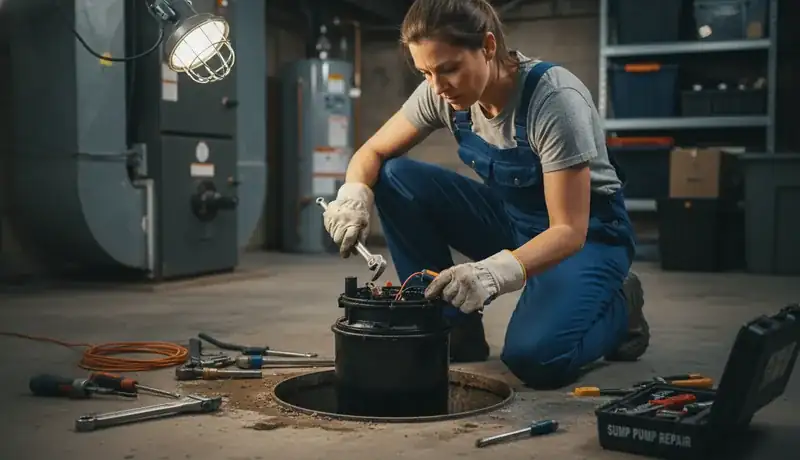 Sump Pump Repair services in Apex, 27539.