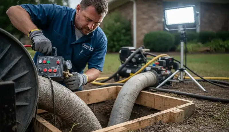 Trenchless Sewer Repair services in Apex, 27539.