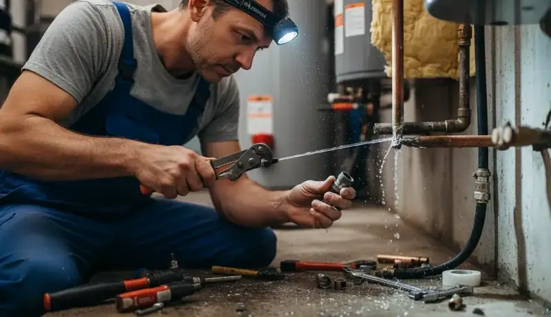 Burst Pipe Repair services in Aurora, OR.