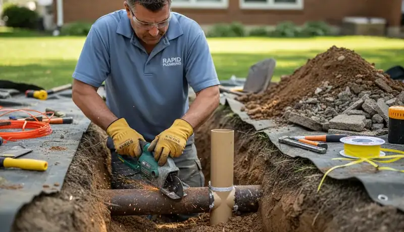 Sewer Line Replacement services in Benson, 27504.