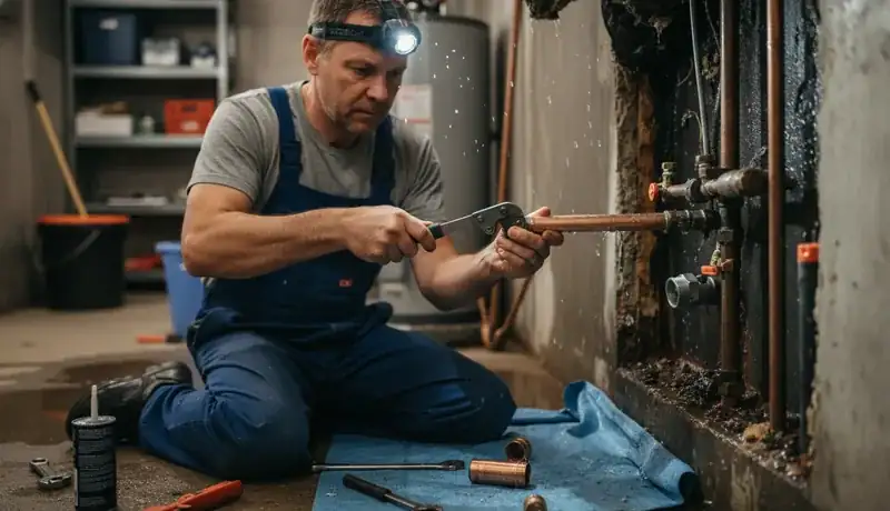 Burst Pipe Repair services in Boston, MA.