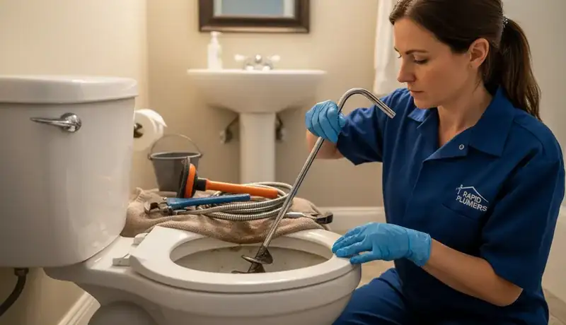 Clogged Toilet Repair services in Broadway, 27505.