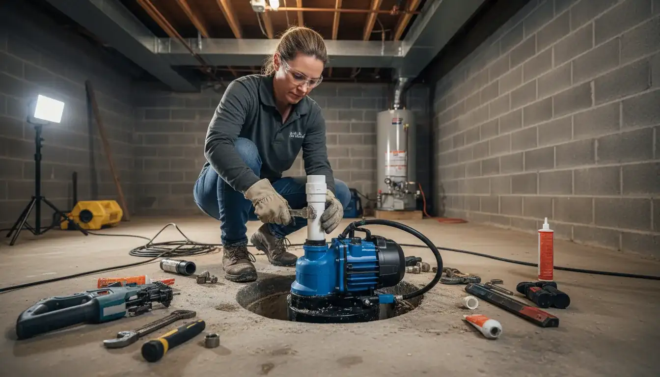 Sump Pump Installation services in Broadway, 27505.