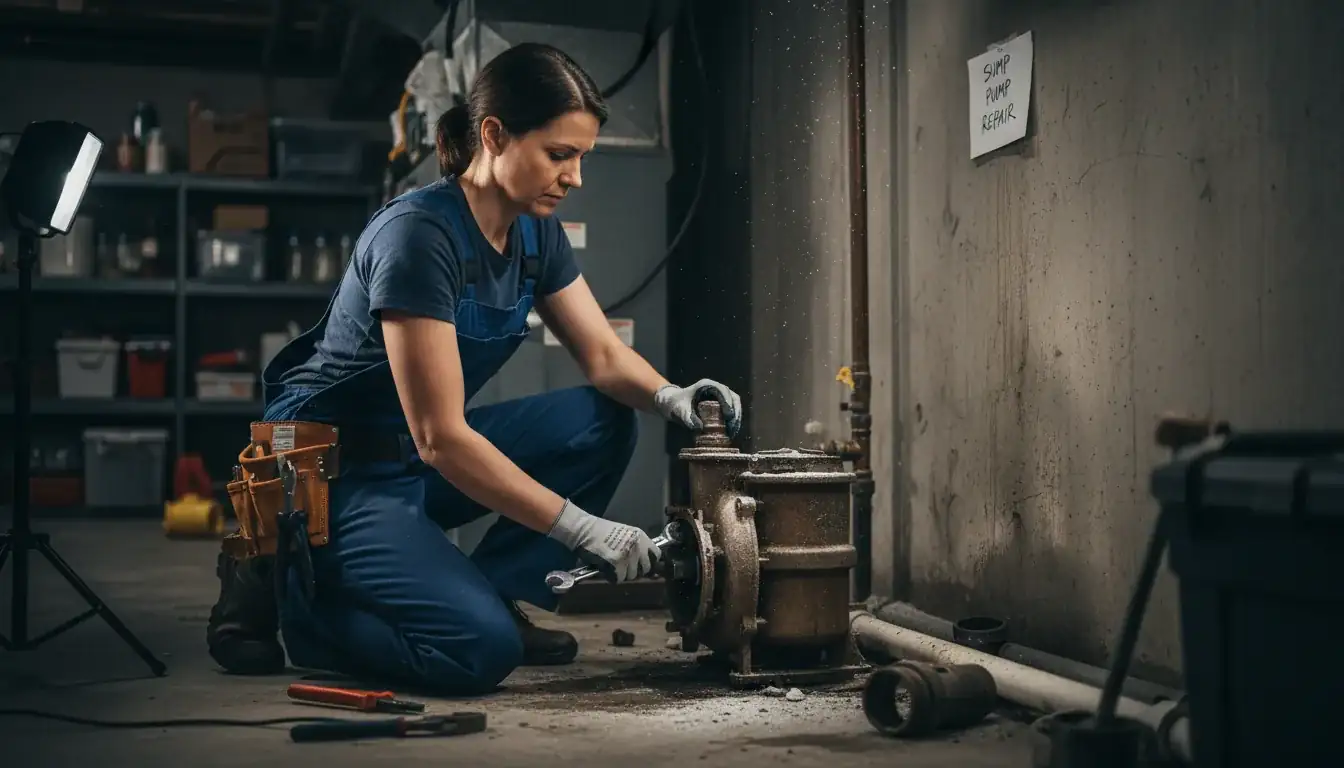 Sump Pump Repair services in Broadway, 27505.