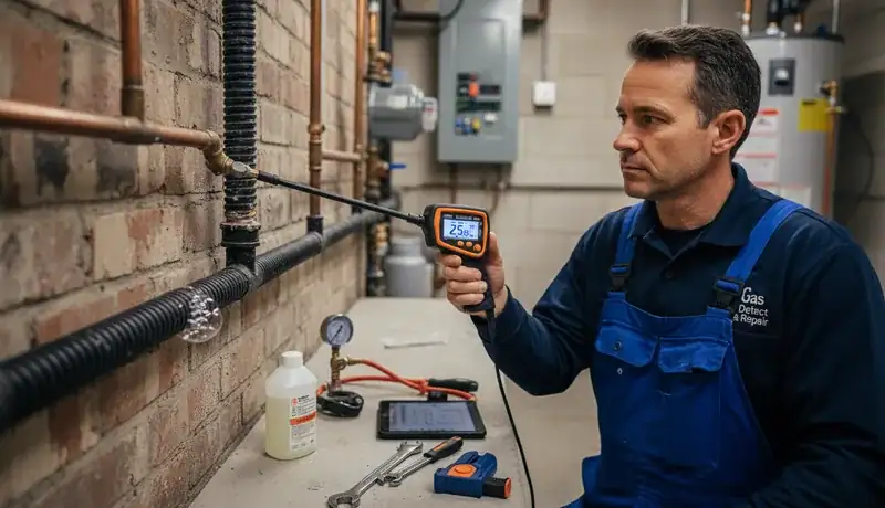 Gas Leak Detection services in Burlington, 27228.