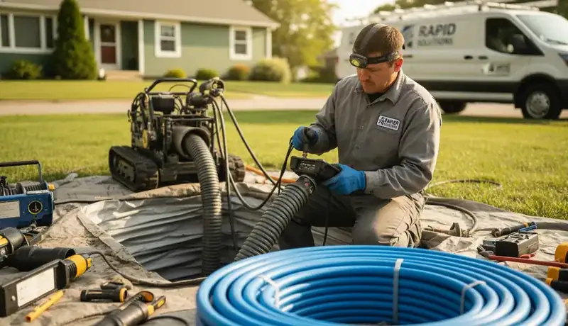 Trenchless Sewer Repair services in Burlington, 27228.