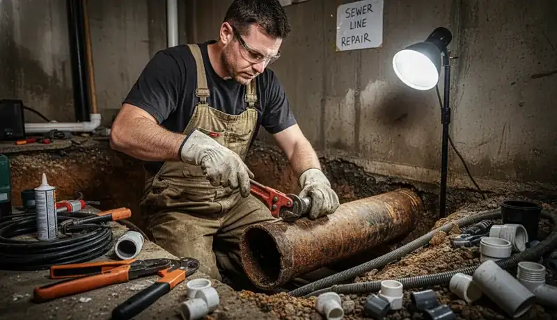 Sewer Line Repair services in Calabash, 28467.