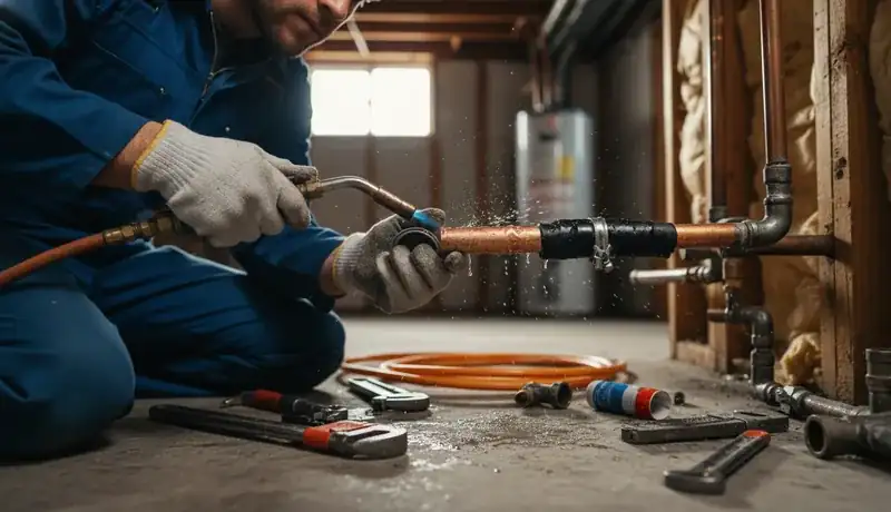 Burst Pipe Repair services in Carrboro, 27510.