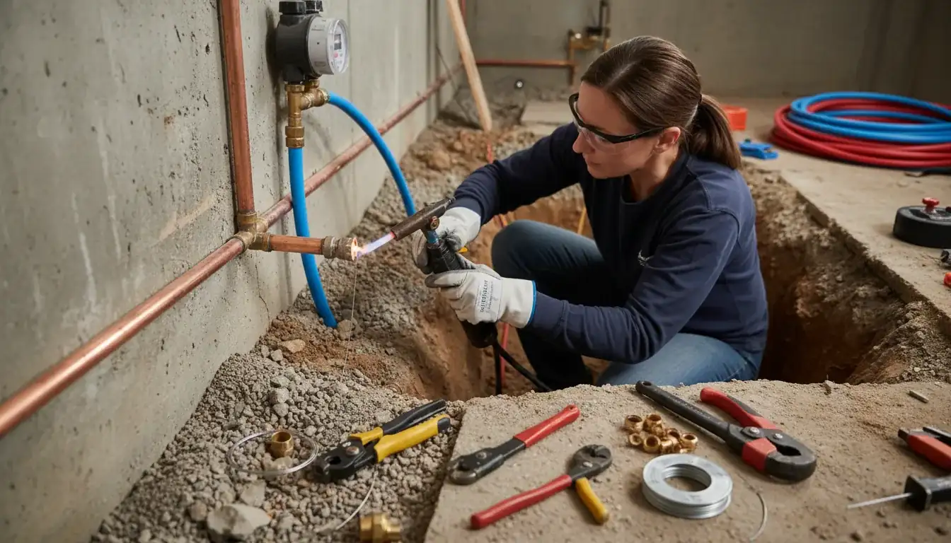 Water Line Installation services in Carrboro, 27510.