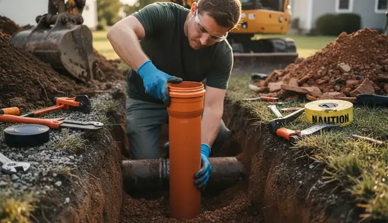 Sewer Line Replacement services in Cary, 27513.