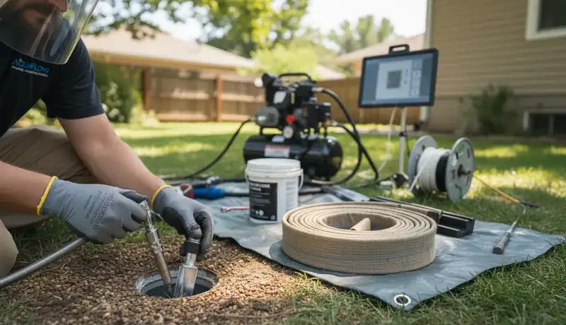 Trenchless Sewer Repair services in Cary, 27513.