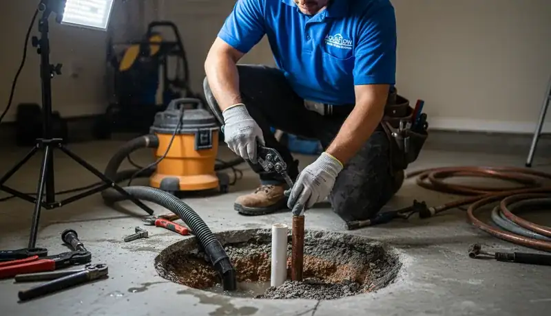 Slab Leak Repair services in Cary, 27518.