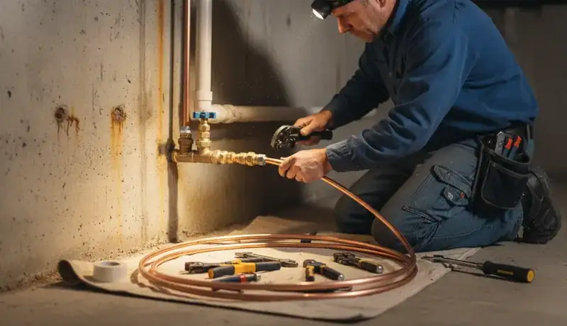 Water Line Installation services in Cary, 27518.