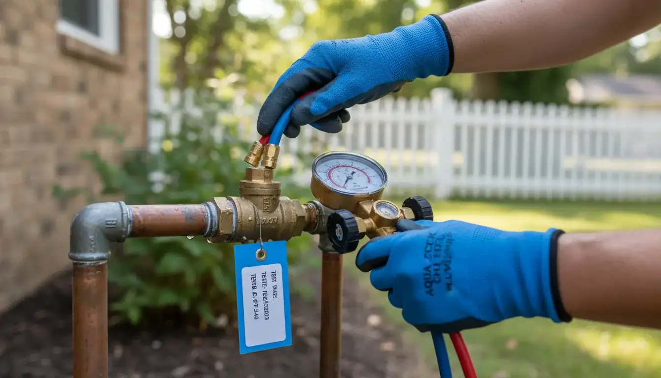 Backflow Testing services in Cary, 27519.