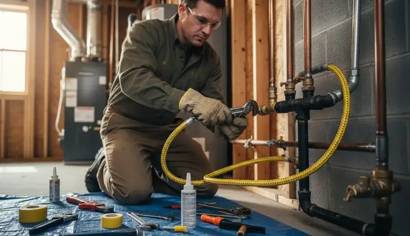 Gas Line Installation services in Cary, 27519.