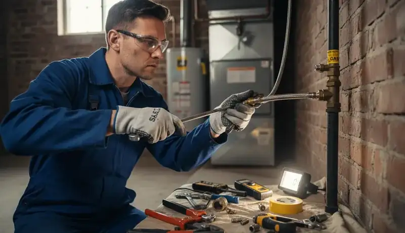 Gas Line Repair services in Cary, 27519.