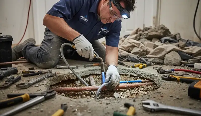 Slab Leak Repair services in Chapel Hill, 27515.