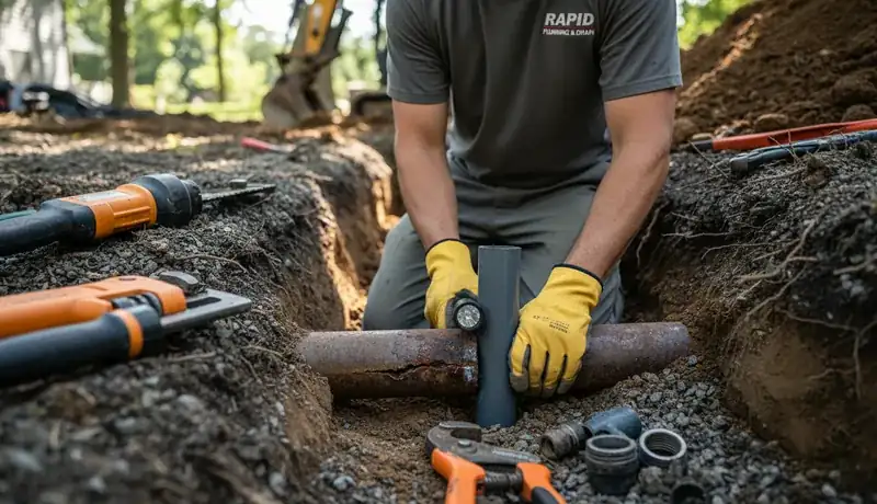 Sewer Line Repair services in Charlotte, 28214.