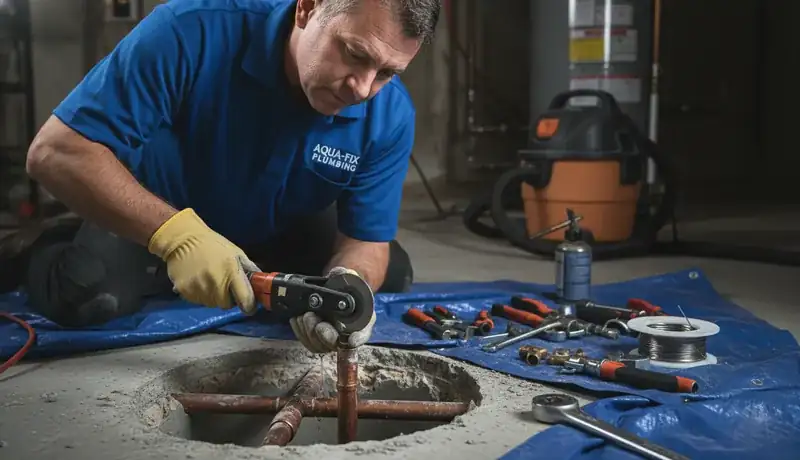 Slab Leak Repair services in Charlotte, 28273.