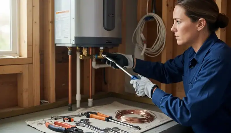 Tankless Water Heater Installation services in Charlotte, 28278.