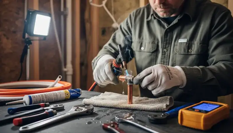 Water Leak Repair services in Clayton, 27520.