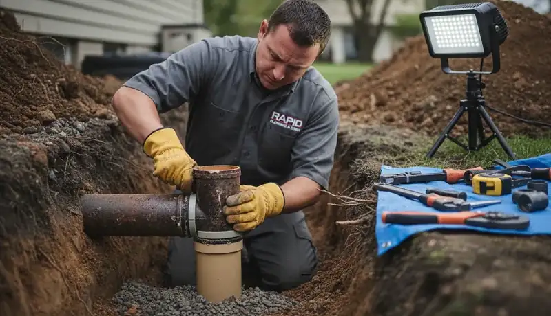 Sewer Line Repair services in Clayton, 27528.