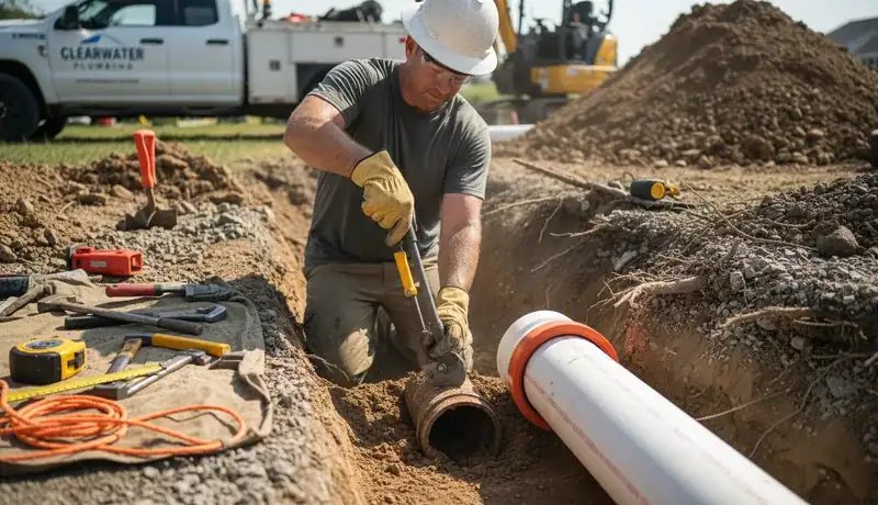 Sewer Line Replacement services in Clayton, 27528.