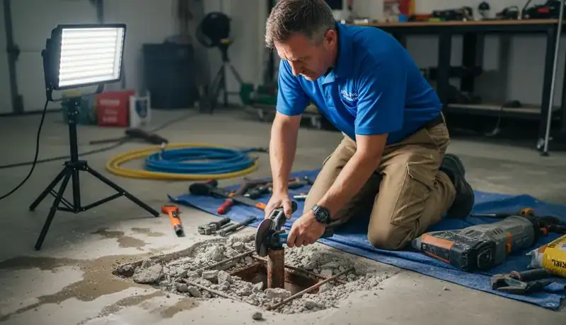 Slab Leak Repair services in Clayton, 27528.