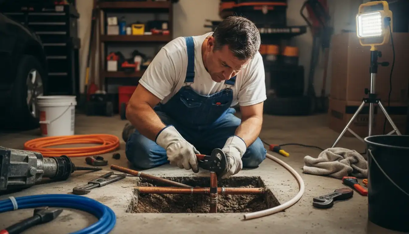 Slab Leak Repair services in Coats, 27521.