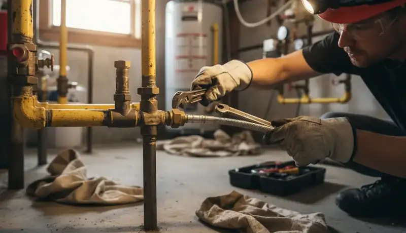 Gas Line Repair services in Colfax, 27237.