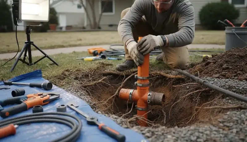 Sewer Line Repair services in Colfax, 27237.