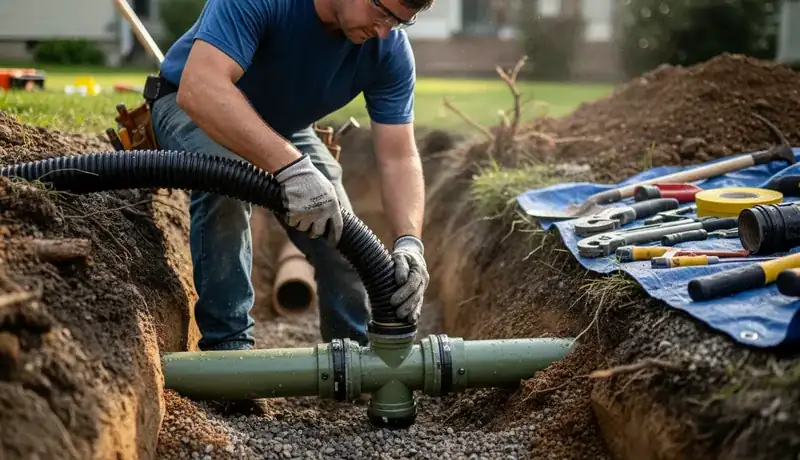 Sewer Line Replacement services in Colfax, 27237.