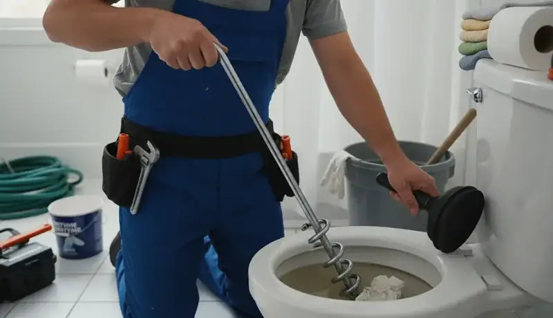 Clogged Toilet Repair services in Dallas, 28034.