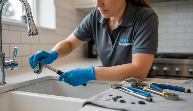 Faucet Repair services in Denver, 28038.