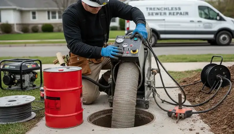 Trenchless Sewer Repair services in Durham, 27701.