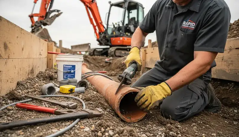 Sewer Line Repair services in Durham, 27703.