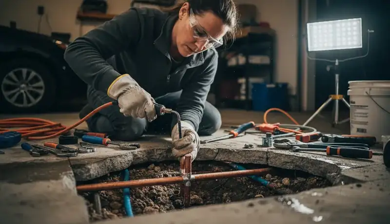 Slab Leak Repair services in Durham, 27704.