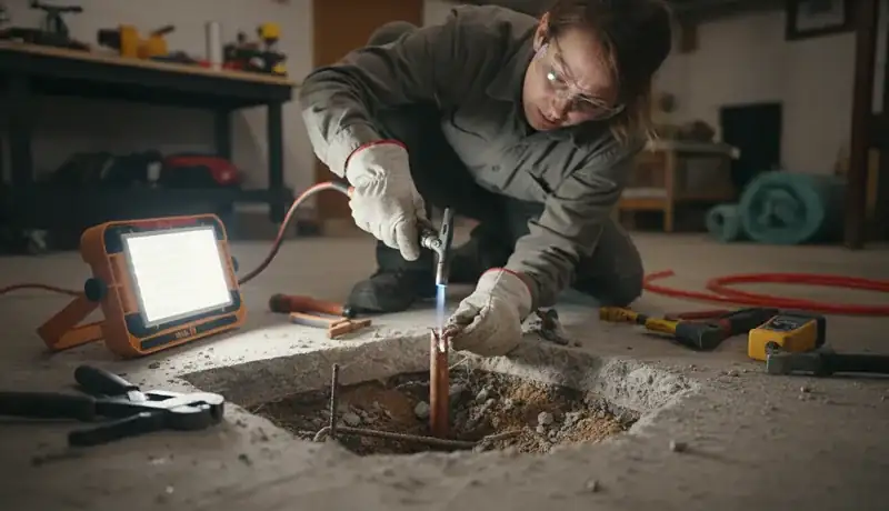 Slab Leak Repair services in Durham, 27712.