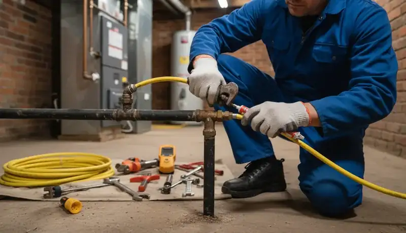 Gas Line Repair services in Efland, 27243.