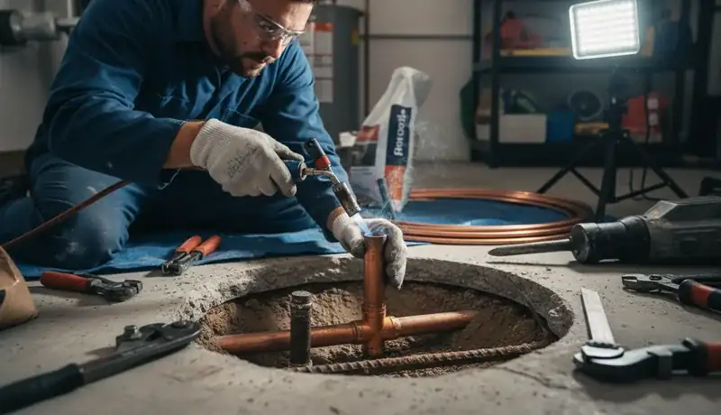 Slab Leak Repair services in Efland, 27243.