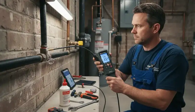 Gas Leak Detection services in Franklinville, 27248.