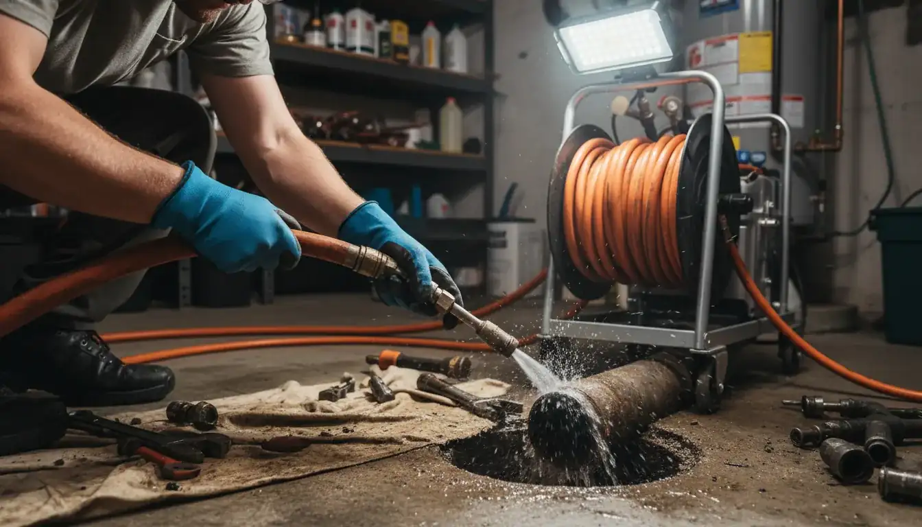 Hydro Jetting services in Fullerton, CA.