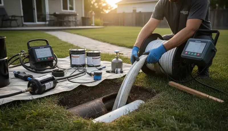 Trenchless Pipe Lining services in Fuquay Varina, 27526.