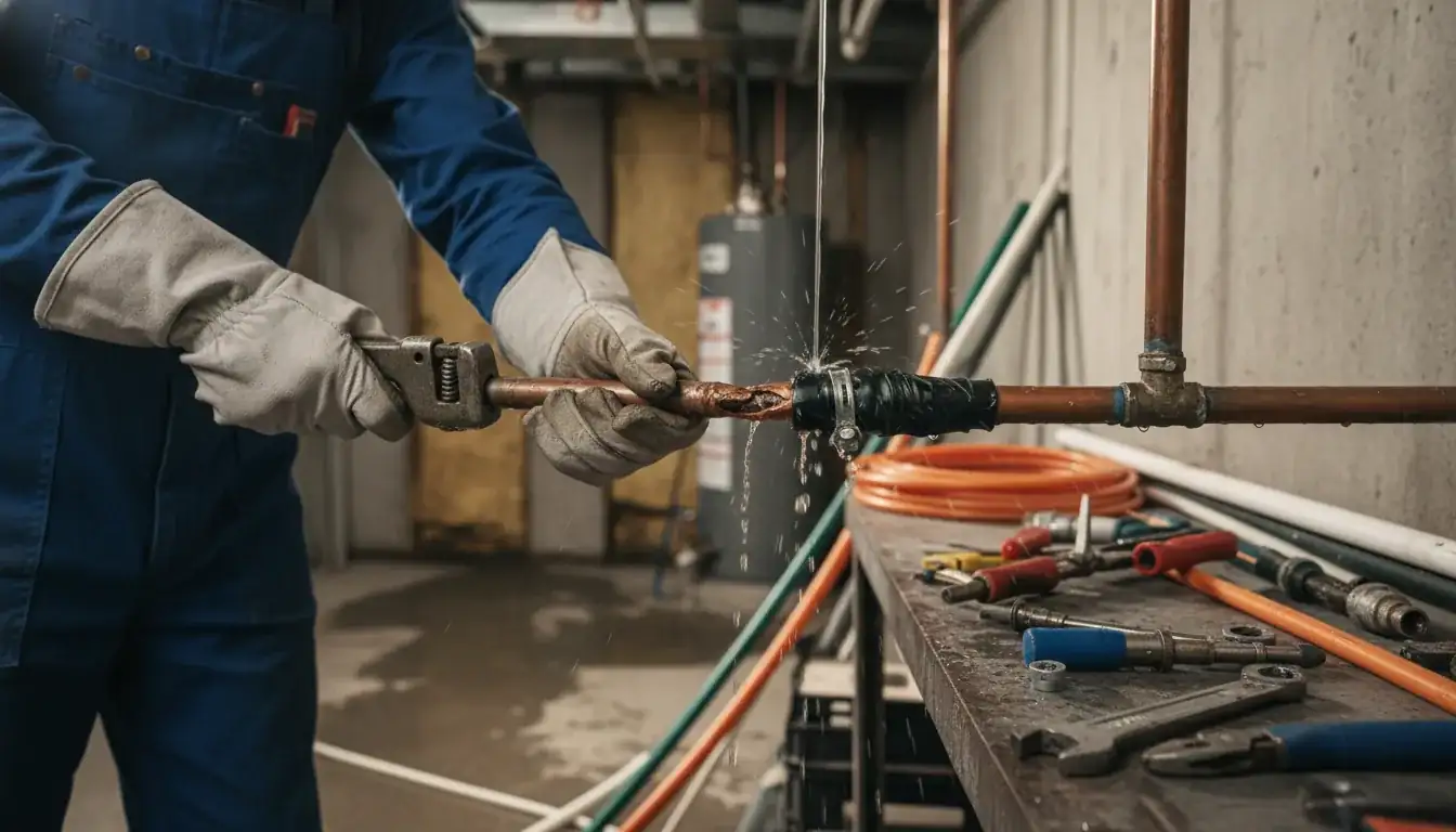 Burst Pipe Repair services in Garden City, ID.
