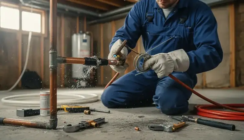 Burst Pipe Repair services in Garden Grove, CA.