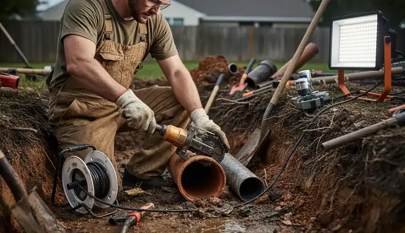 Sewer Line Repair services in Garden Grove, CA.